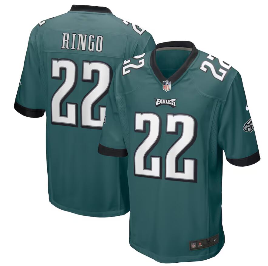 Men Nike Philadelphia Eagles #22 Kelee Ringo Midnight Green  Team Game Jersey->san francisco giants->MLB Jersey